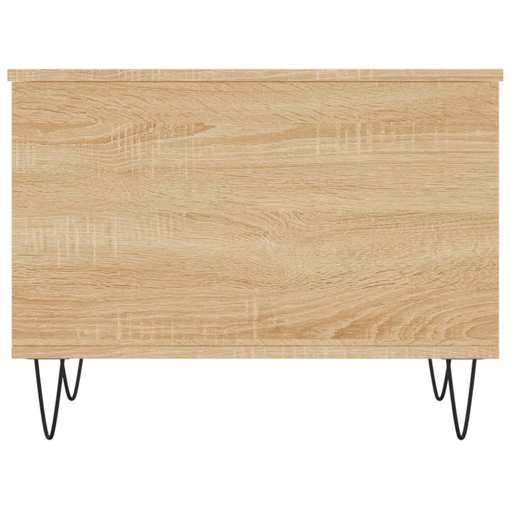 Mesa de centro 60x44,5x45 cm derivados madeira carvalho sonoma