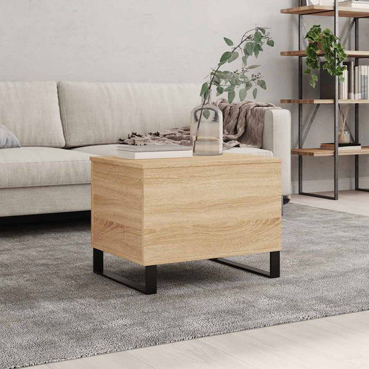Mesa de centro 60x44,5x45 cm derivados madeira carvalho sonoma