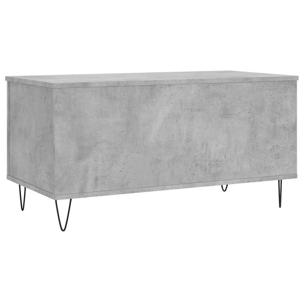 Mesa de centro 90x44,5x45 derivados de madeira cinzento cimento