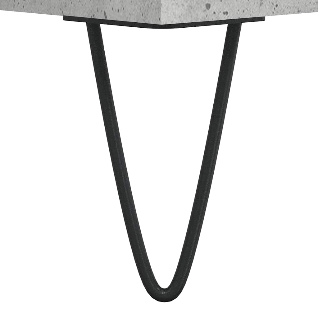 Mesa de centro 90x44,5x45 derivados de madeira cinzento cimento