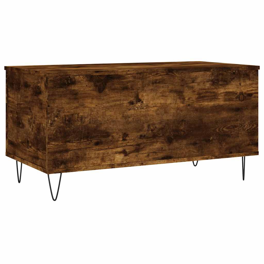 Mesa de centro 90x44,5x45 cm derivados madeira carvalho fumado
