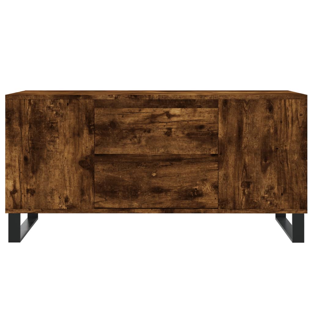 Mesa de centro derivados de madeira carvalho fumado