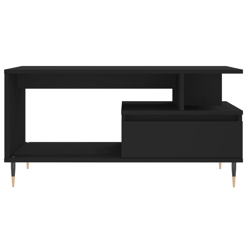 Mesa de centro 90x49x45 cm derivados de madeira preto