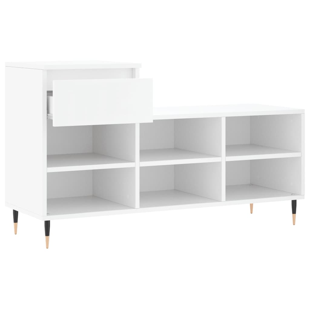 Sapateira 102x36x60 cm derivados de madeira branco