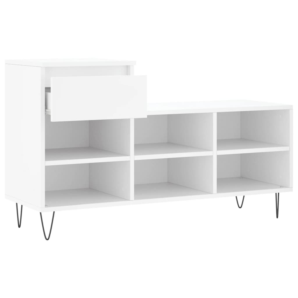 Sapateira 102x36x60 cm derivados de madeira branco