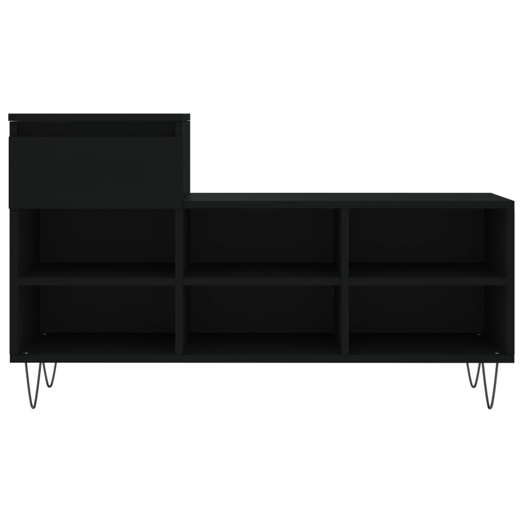 Sapateira 102x36x60 cm derivados de madeira preto