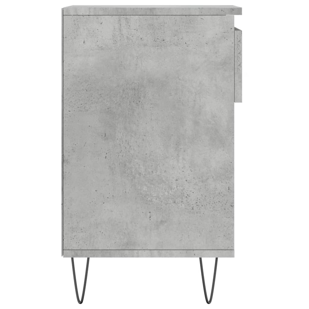 Sapateira 102x36x60 cm derivados de madeira cinzento cimento