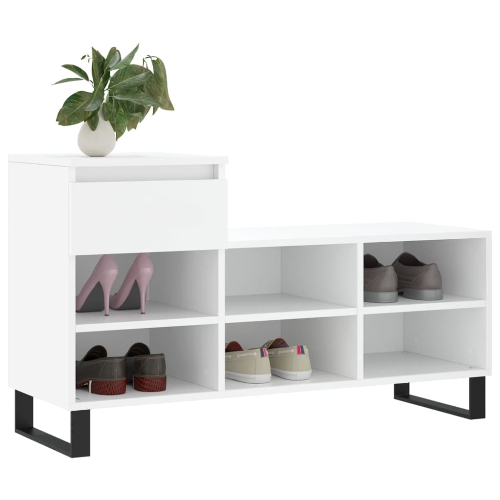 Sapateira 102x36x60 cm derivados de madeira branco