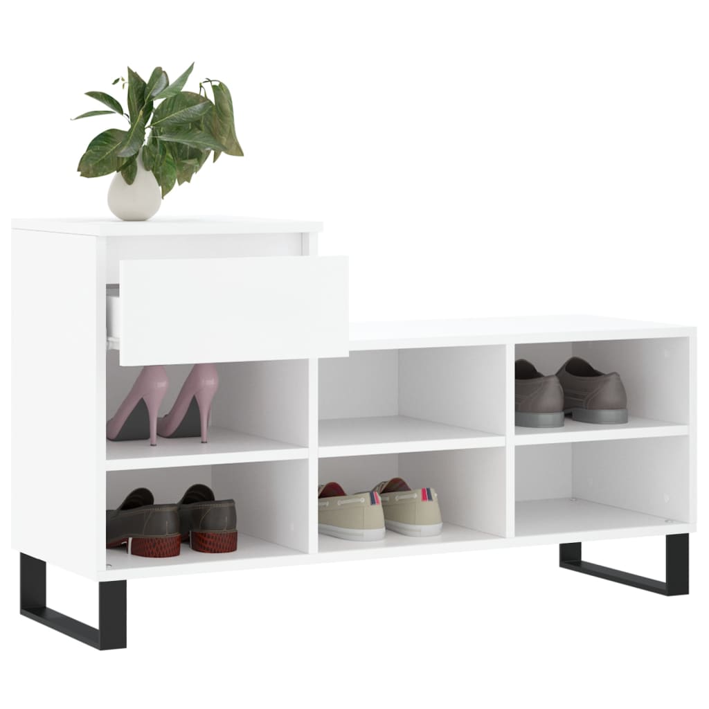 Sapateira 102x36x60 cm derivados de madeira branco