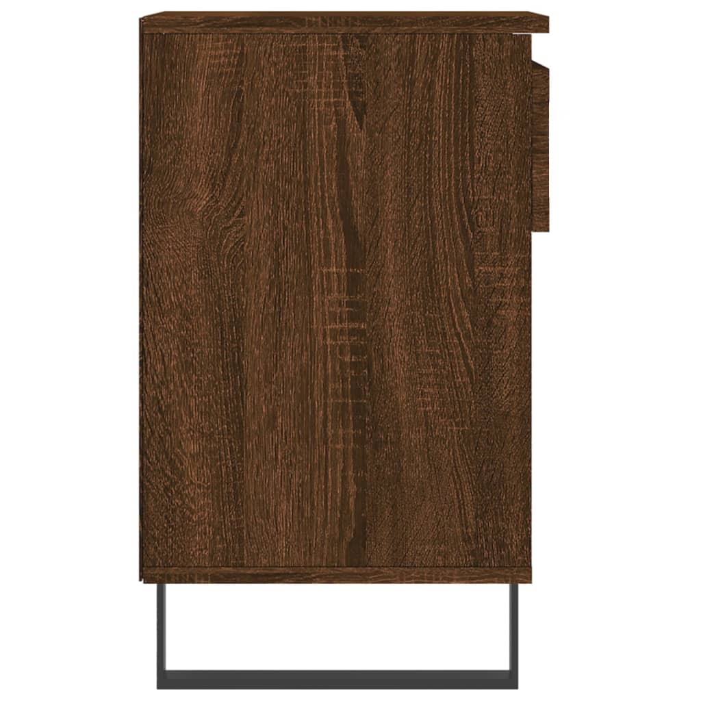 Sapateira 102x36x60 cm derivados de madeira carvalho castanho