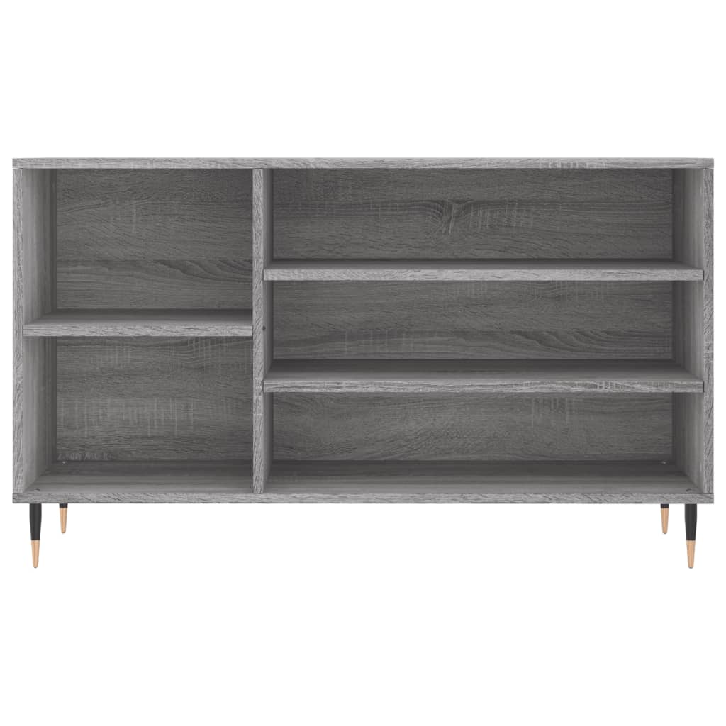 Sapateira 102x36x60 cm derivados de madeira cinzento sonoma
