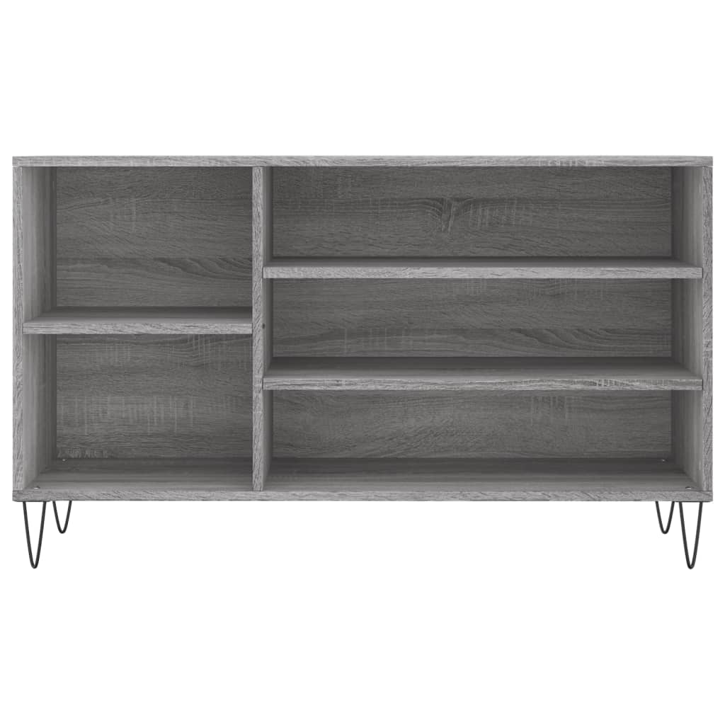 Sapateira 102x36x60 cm derivados de madeira cinzento sonoma