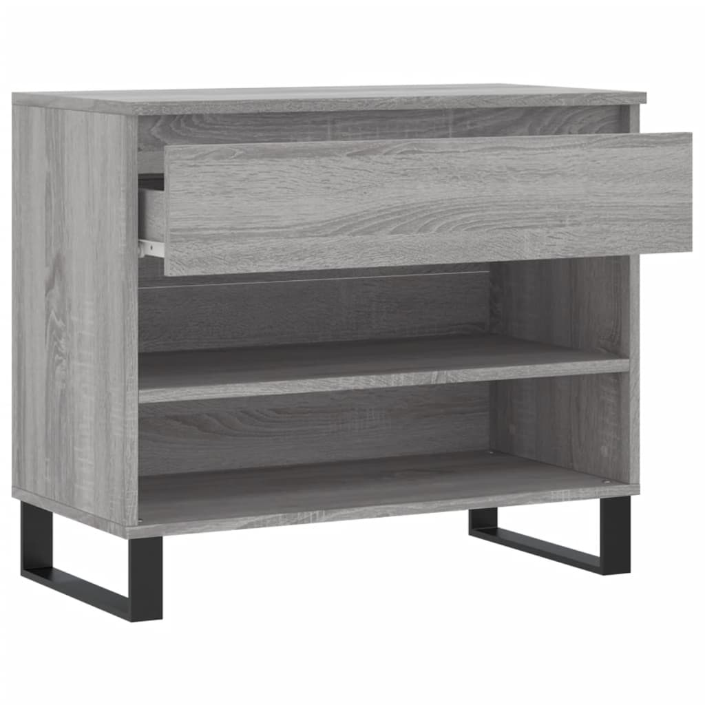 Sapateira 70x36x60 cm derivados de madeira cinzento sonoma
