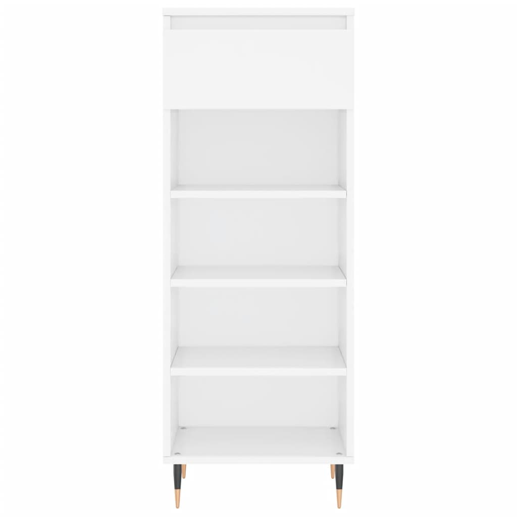 Sapateira 40x36x105 cm derivados de madeira branco brilhante