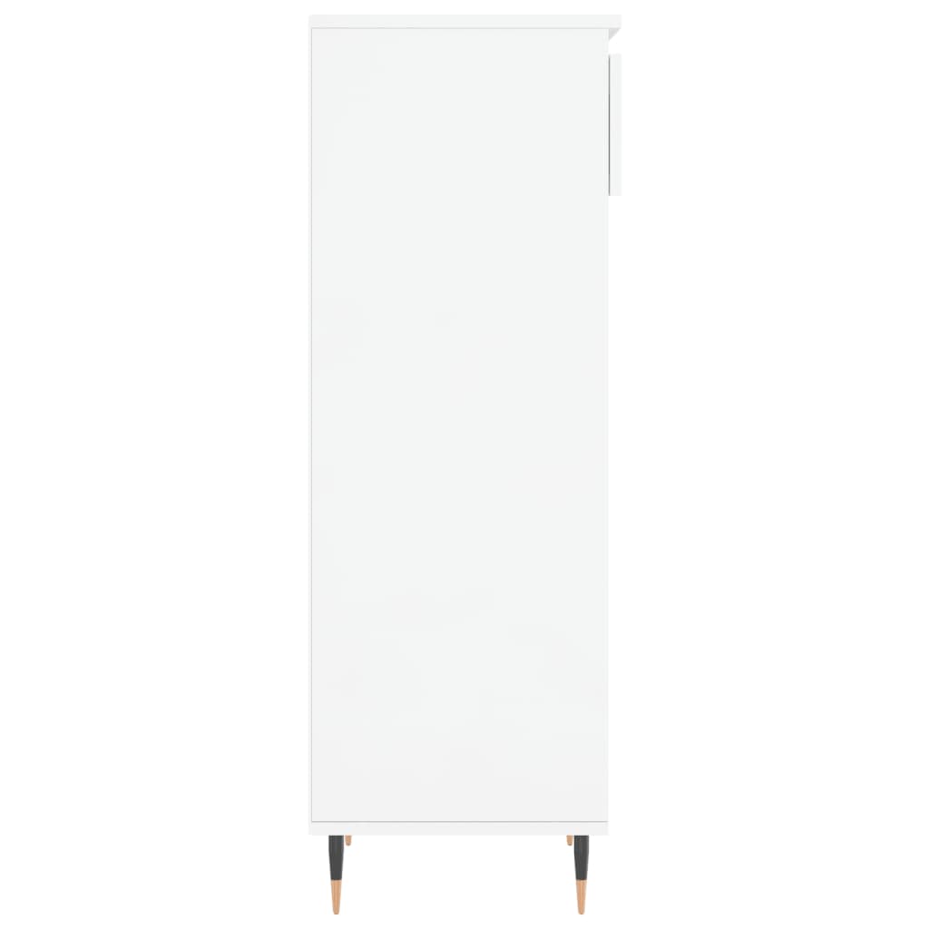 Sapateira 40x36x105 cm derivados de madeira branco brilhante
