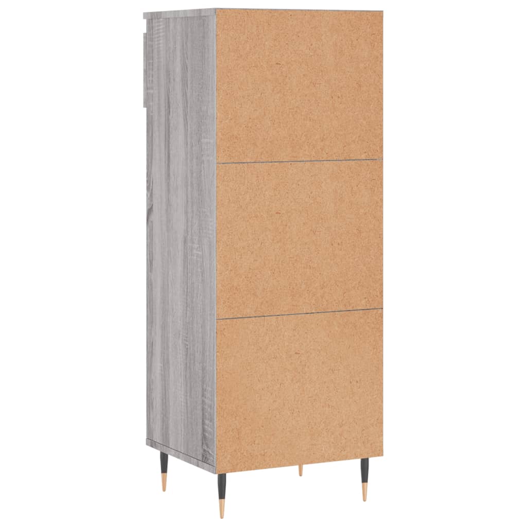 Sapateira 40x36x105 cm derivados de madeira cinzento sonoma