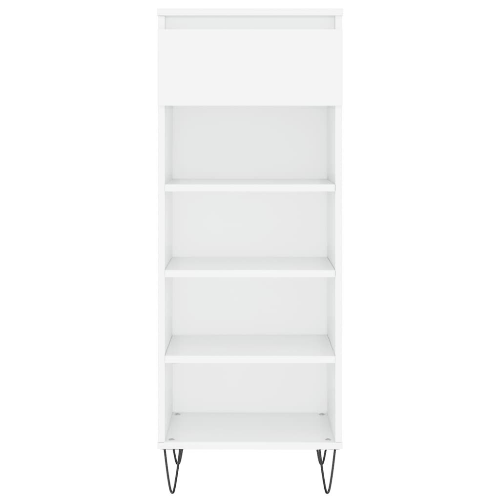 Sapateira 40x36x105 cm derivados de madeira branco brilhante