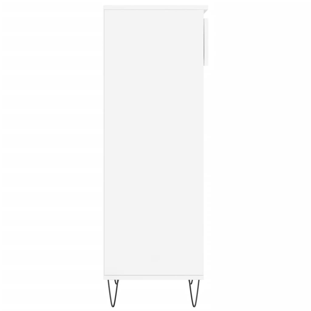 Sapateira 40x36x105 cm derivados de madeira branco brilhante