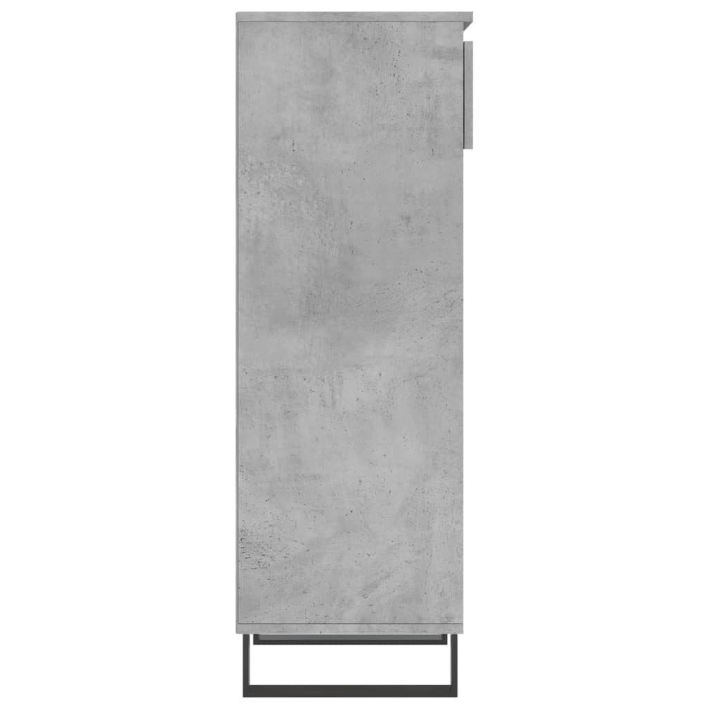 Sapateira 40x36x105 cm derivados de madeira cinzento cimento