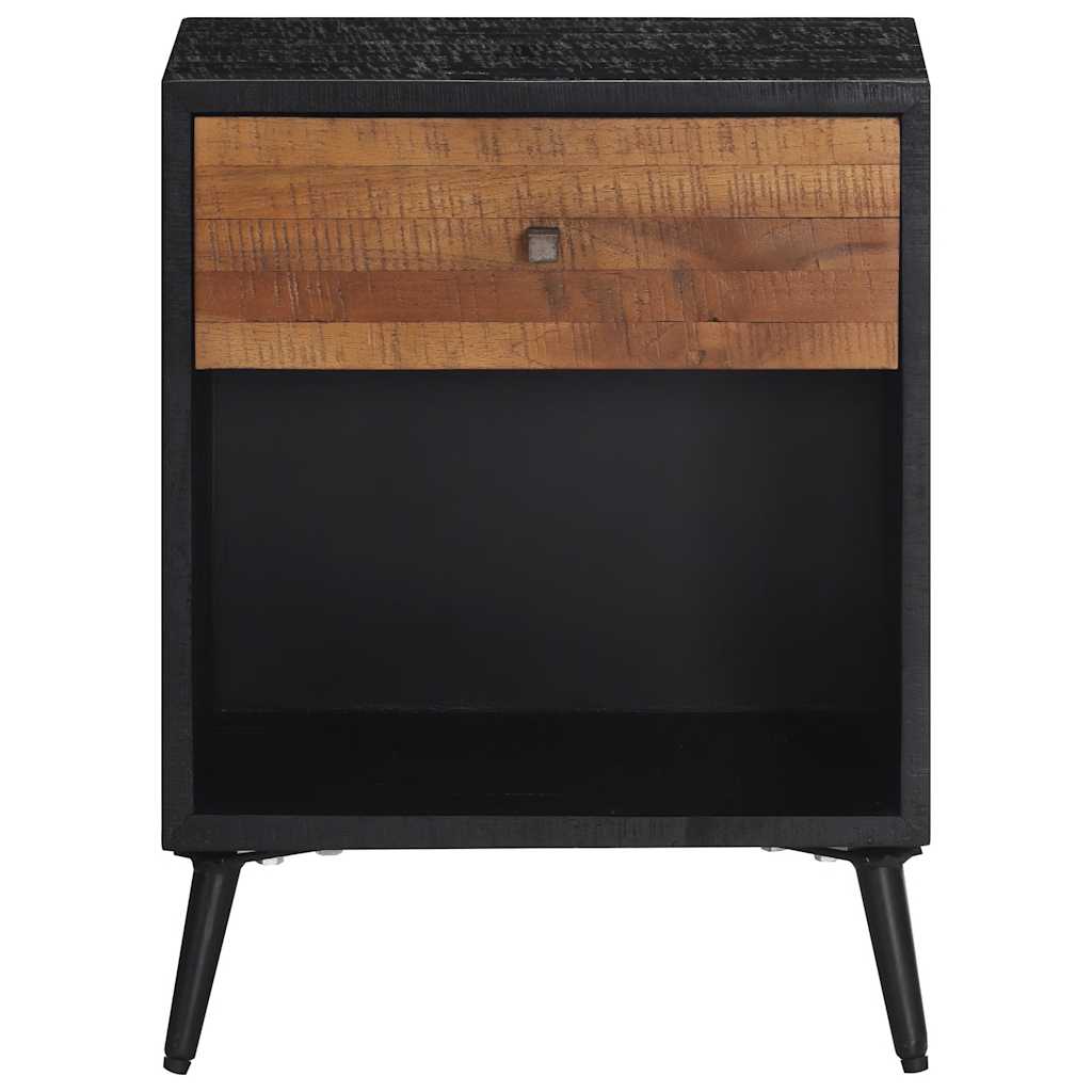 Mesa de cabeceira 40x30x50 cm madeira de teca maciça