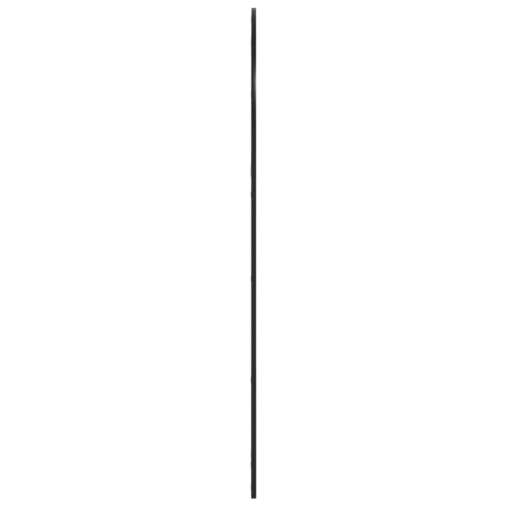 Espelho de parede arqueado 100x150 cm ferro preto