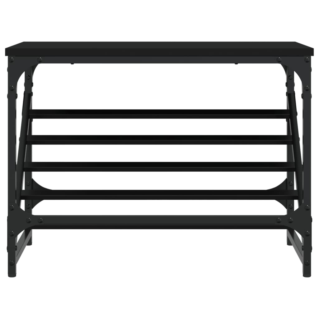 Sapateira 60x30x45 cm derivados de madeira preto
