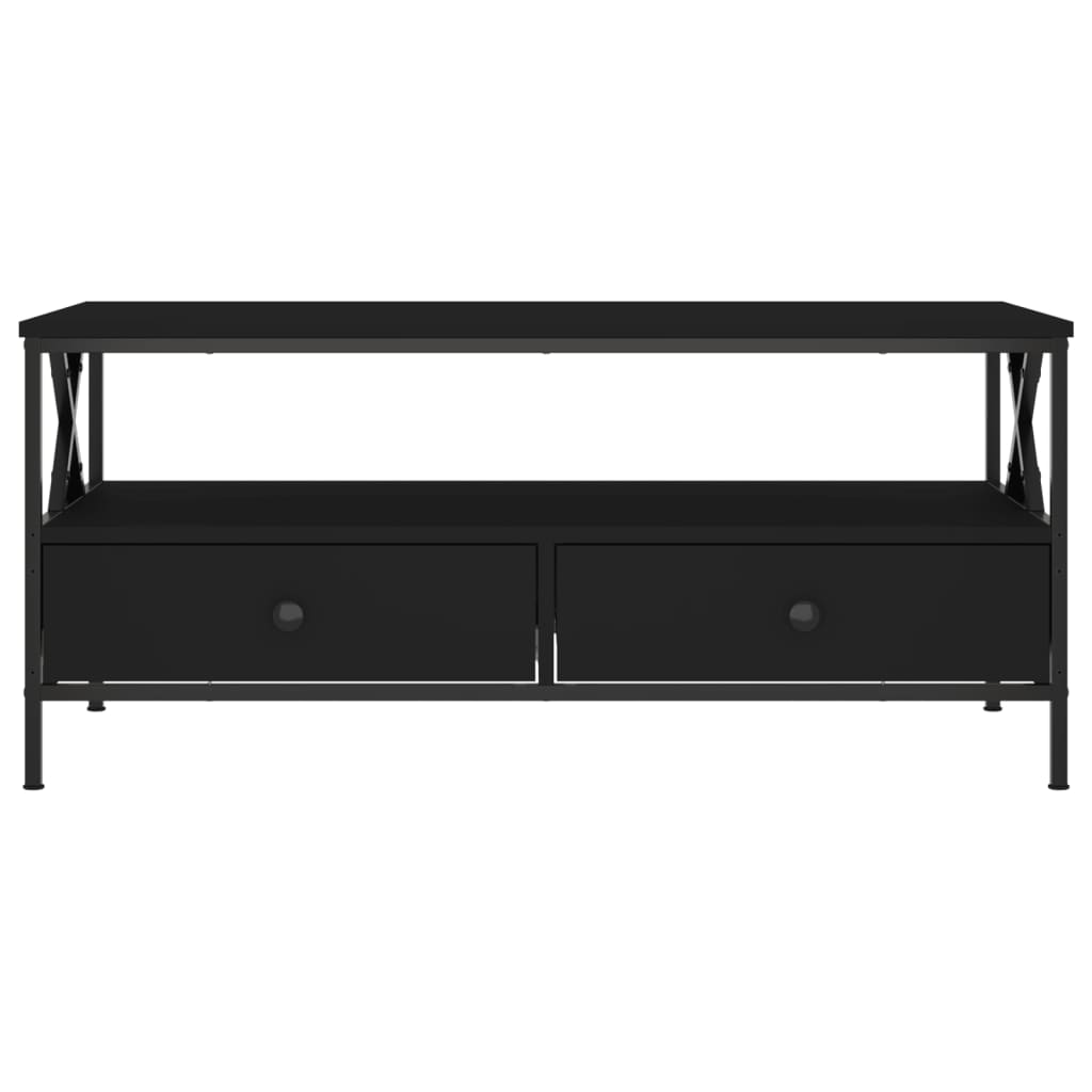 Mesa de centro 100x51x45 cm derivados de madeira preto