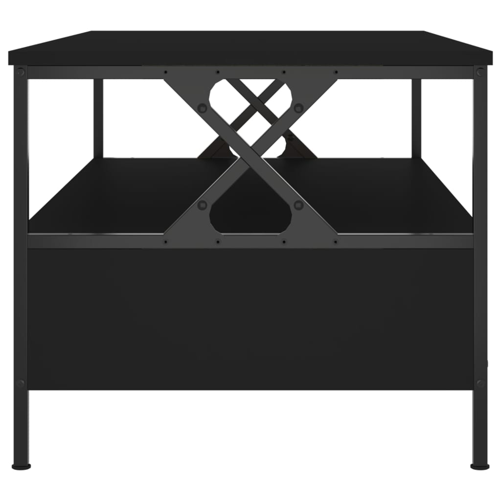 Mesa de centro 100x51x45 cm derivados de madeira preto