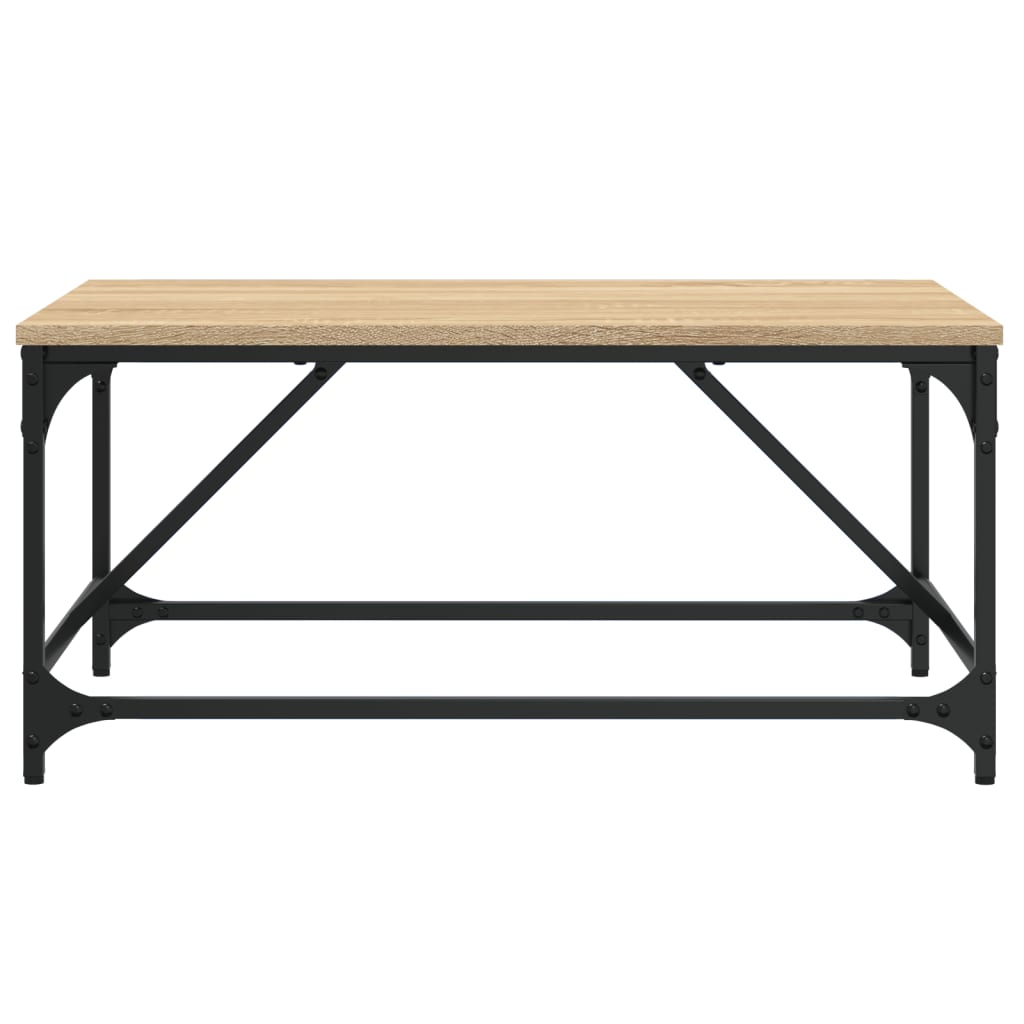 Mesa de centro 75x50x35 cm derivados de madeira carvalho sonoma