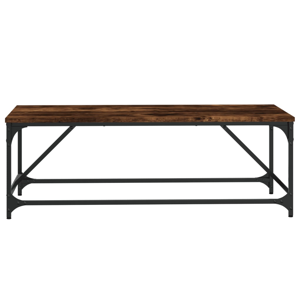 Mesa de centro 100x50x35 cm derivados madeira carvalho fumado
