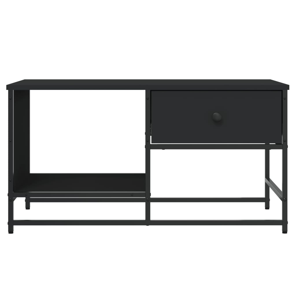 Mesa de centro 85,5x51x45 cm derivados de madeira preto