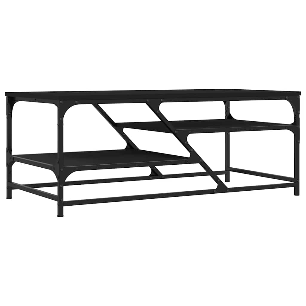 Mesa de centro 100x49x40 cm derivados de madeira preto
