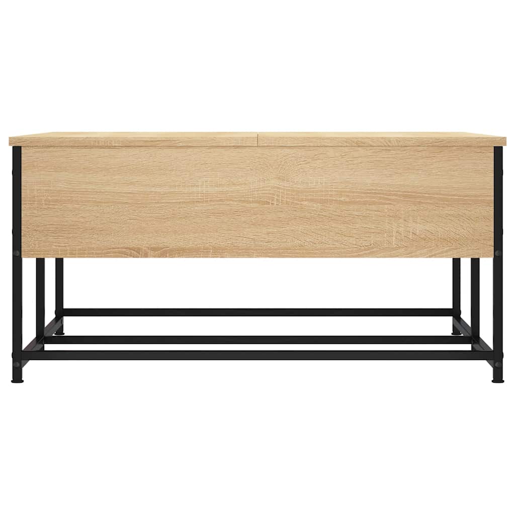 Mesa de centro 80x80x40 derivados de madeira carvalho sonoma