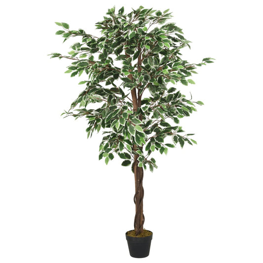 Figueira artificial 378 folhas 80 cm verde