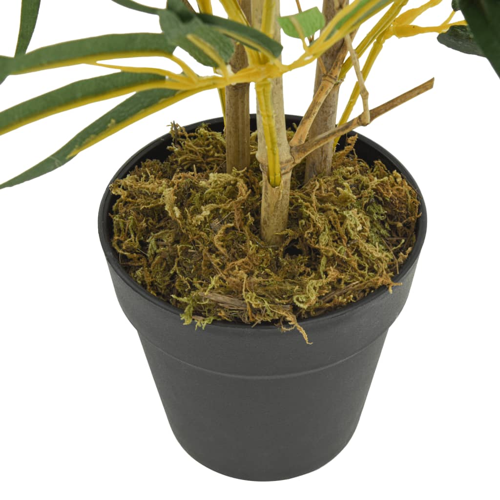 Árvore de bambu artificial 368 folhas 80 cm verde