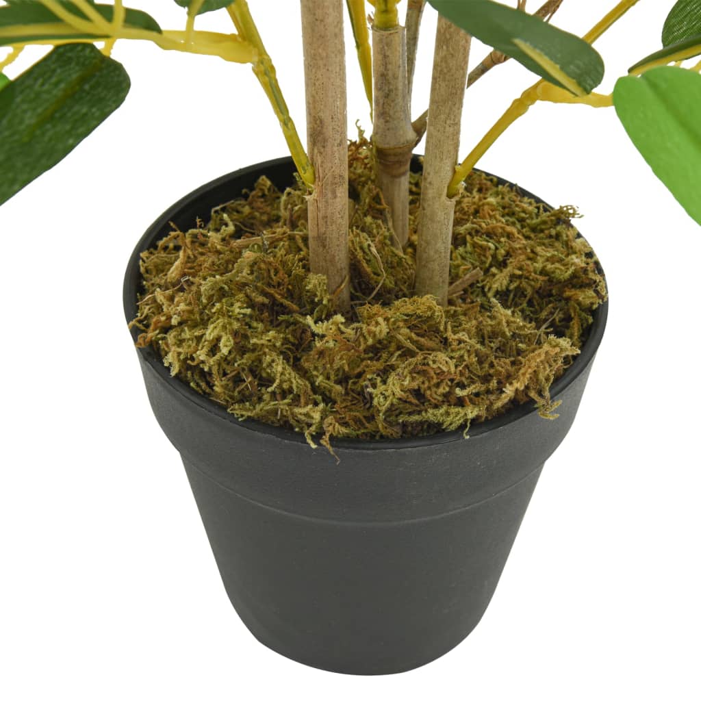 Árvore de bambu artificial 368 folhas 80 cm verde