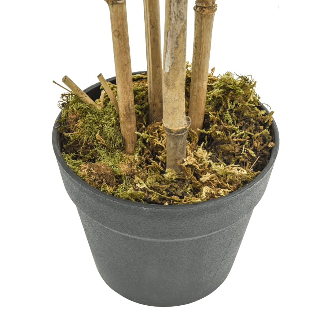 Árvore de bambu artificial 552 folhas 120 cm verde
