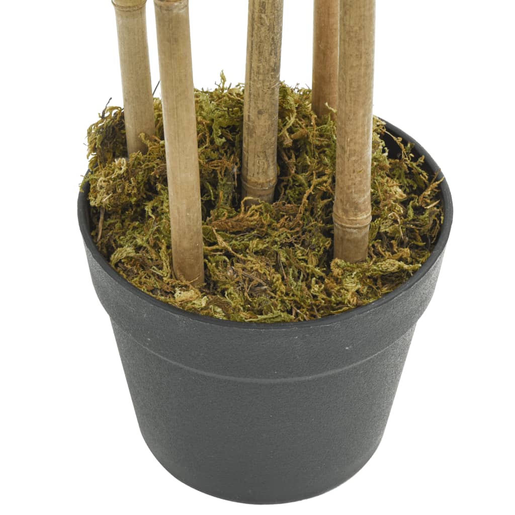 Árvore de bambu artificial 730 folhas 120 cm verde