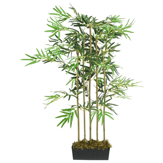 Árvore de bambu artificial 730 folhas 120 cm verde