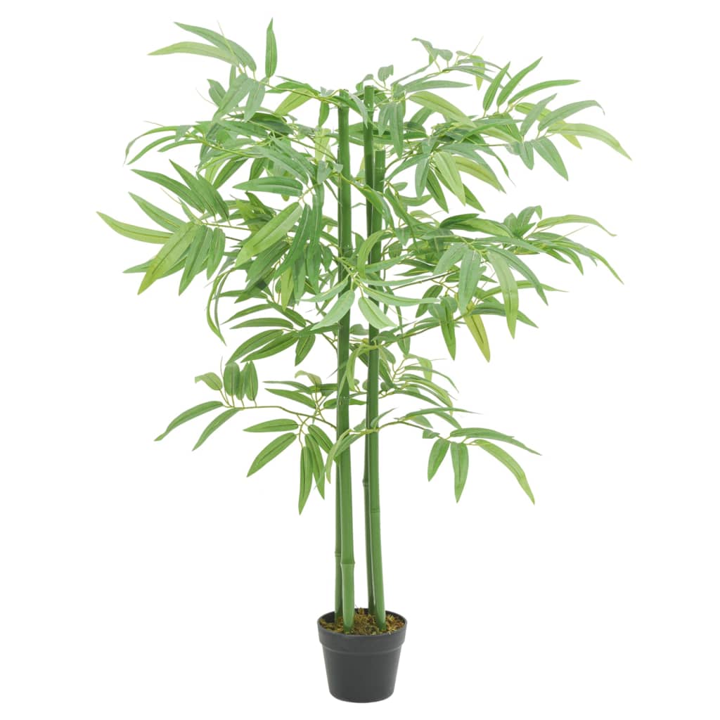 Árvore de bambu artificial 384 folhas 120 cm verde