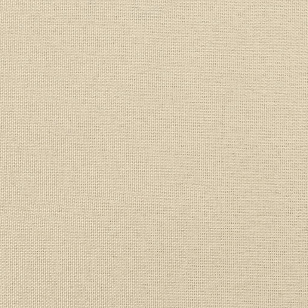 Sofá de 2 lugares tecido 120 cm cor creme