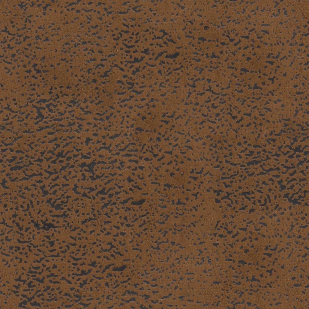 Banco com encosto 119,5x64,5x75 cm camurça castanho