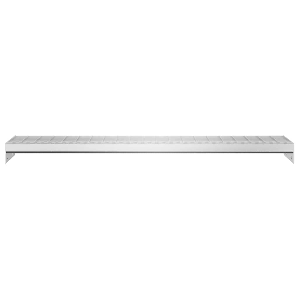 Degrau em grade 100x24x7 cm aço galvanizado