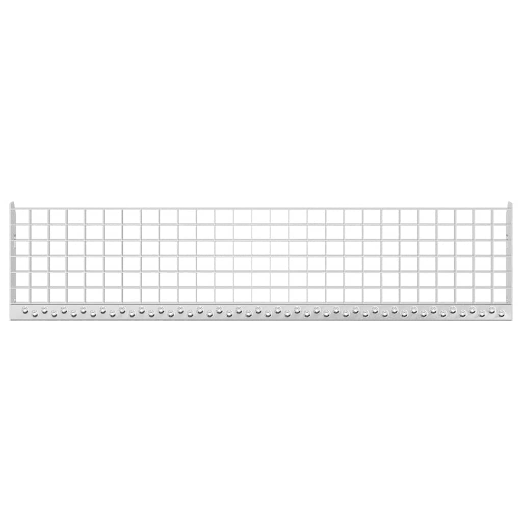 Degrau em grade 100x24x7 cm aço galvanizado