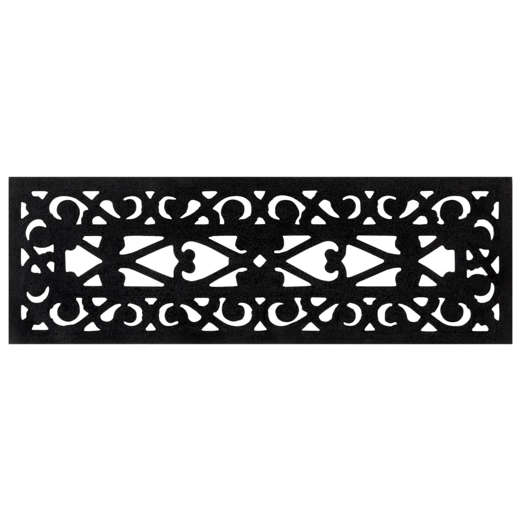 Tapetes de escada 5 pcs 25x75 cm borracha