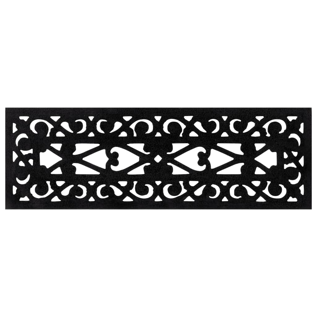 Tapetes para degraus de escada 10 pcs 25x75 cm borracha