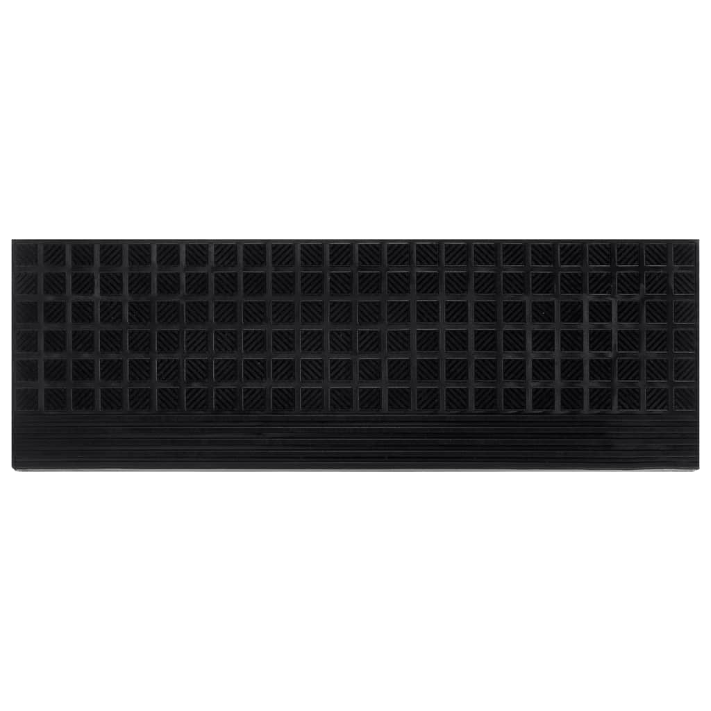 Tapetes para degraus de escada 10 pcs 25x75 cm borracha