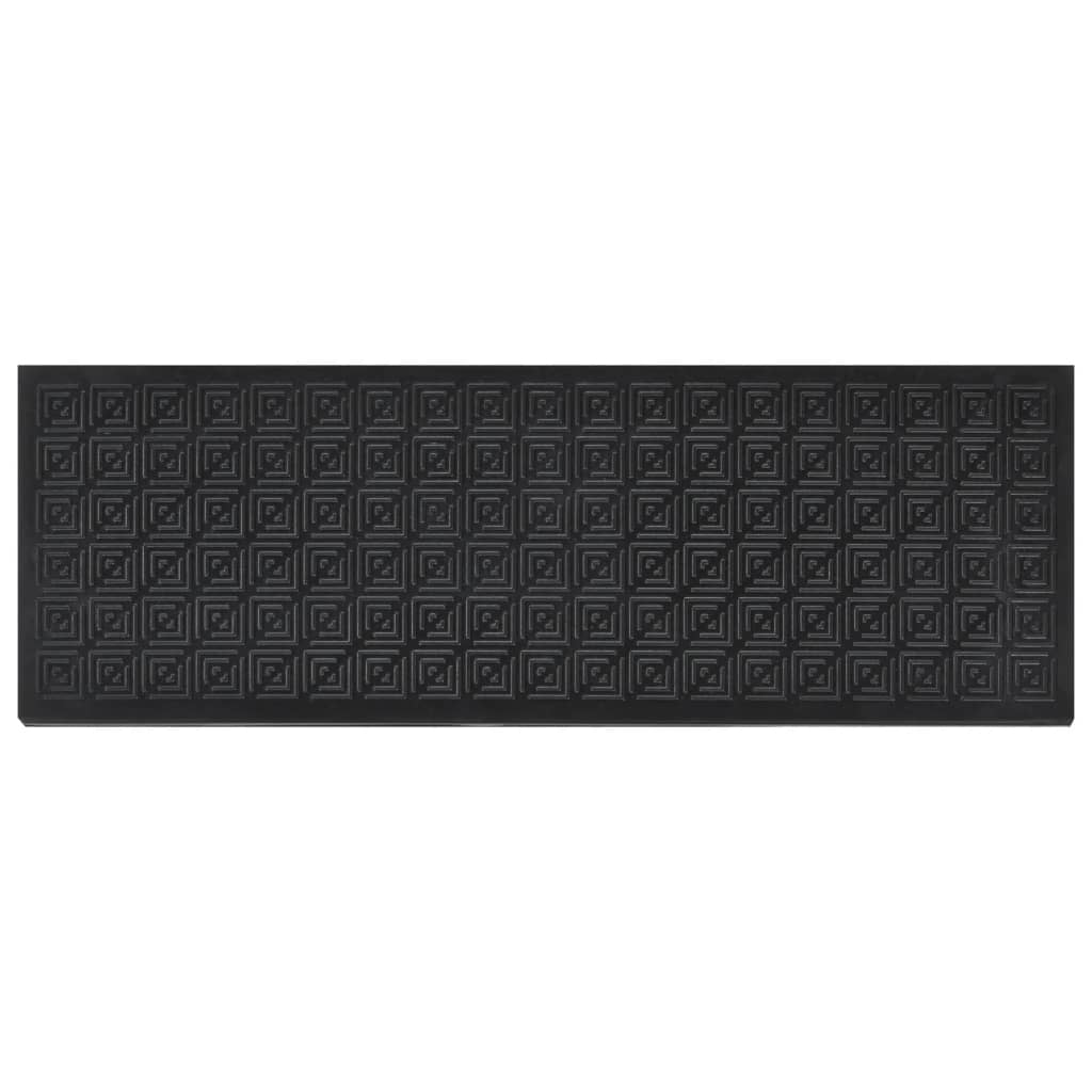Tapetes para degraus de escada 10 pcs 25x75 cm borracha