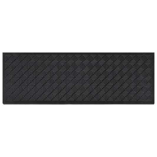 Tapetes para degraus de escada 10 pcs 25x75 cm borracha