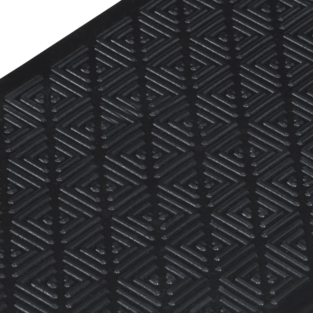 Tapetes para degraus de escada 10 pcs 25x75 cm borracha